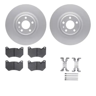 R1 Concepts WDUH1-73169 Carbon Series Brake Rotors W/ 5000 Oep Brake Pads & Hdw